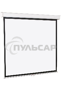 Настенный экран Lumien Master Picture 189х240 см Matte White FiberGlass, черн. кайма по периметру, доп. черн. кайма сверху 51 см 16:9
