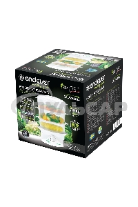 Пароварка электрическая Endever Vita-177, белый, мощность 1000 Вт, объем 9 л, таймер 60 минут, двойная защита, 4 шт./уп.