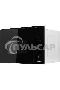Микроволновая печь встраиваемая Hyundai HBW 2560 BG черный, 25 л, 900 Вт, переключатели - сенсор