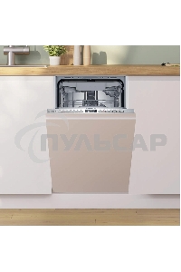 Встраиваемая посудомоечная машина Bosch SPV4EMX10E, серебристый, 44.8 см, 10 компл., 44 дБ, класс C