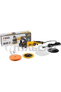 Машина полировальная CP-180, 1400 Вт, 180 мм, 0-3000 об/мин Denzel