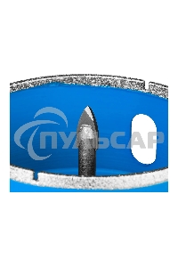 Коронка алмазная ЗУБР 29850-68ЭКСПЕРТ в сборе по кафелю керамике P60 68мм