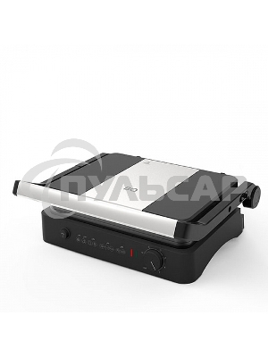 Электрический гриль BQ GR3001, черный/стальной