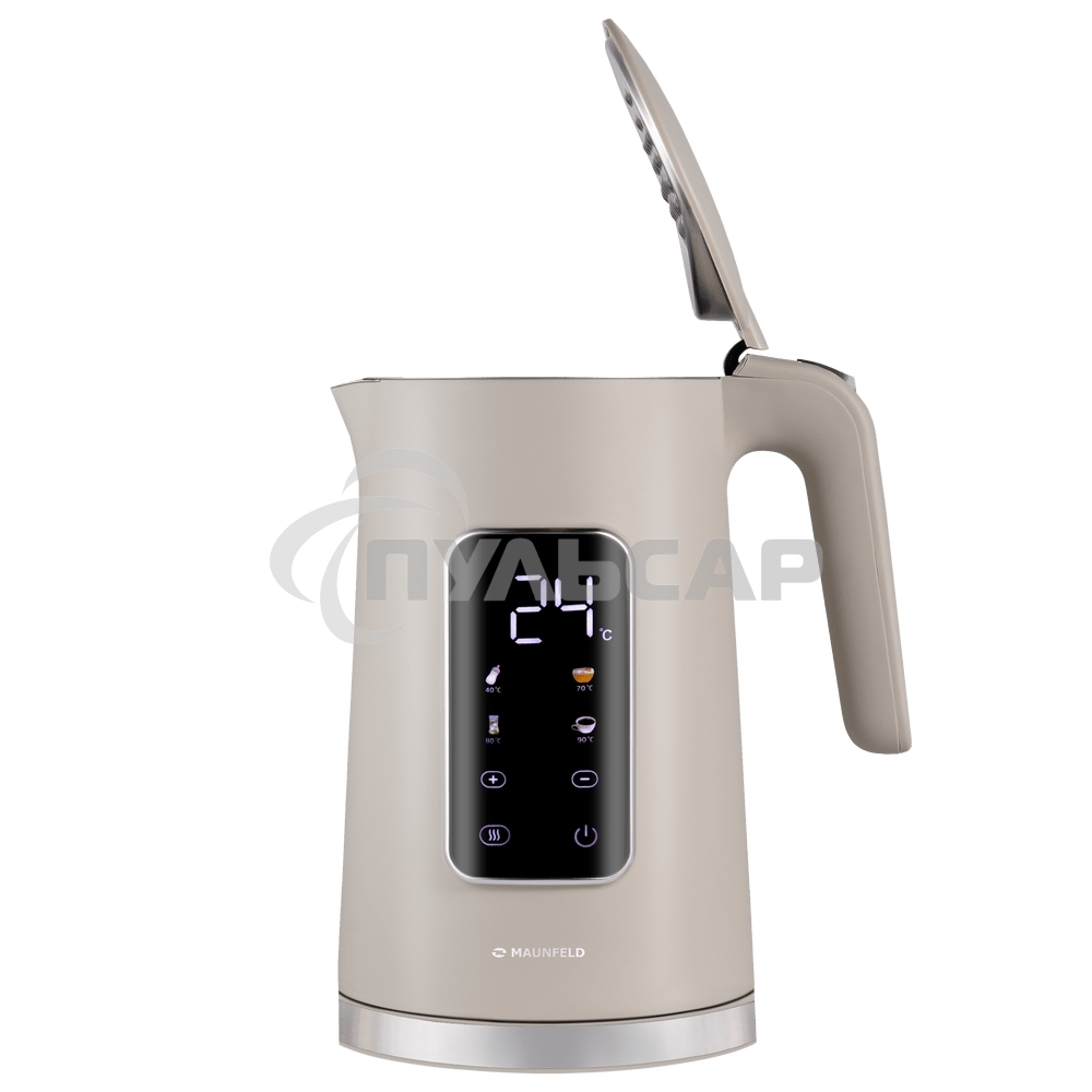 Чайник электрический Maunfeld MGK-635DBG бежевый, 1,7 л, 2200 Вт