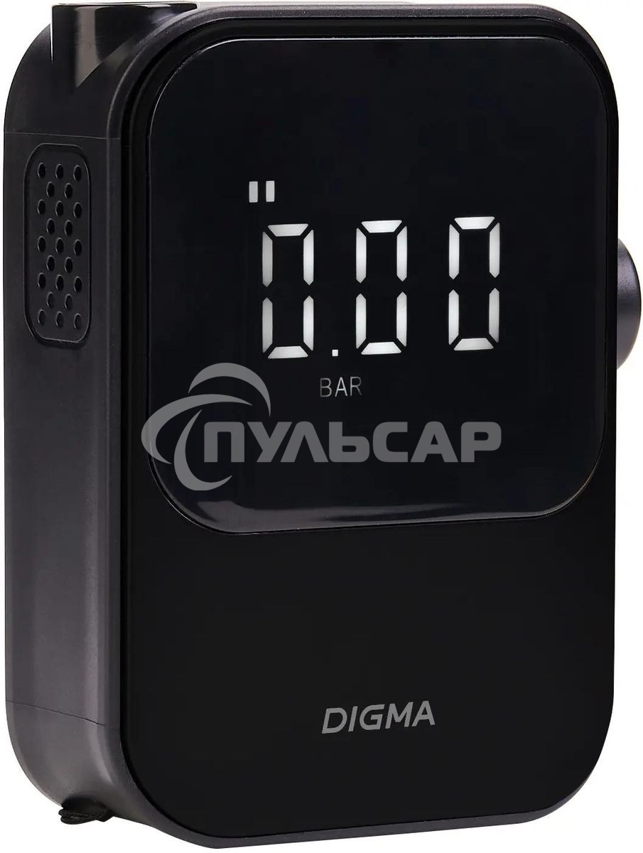 Автомобильный компрессор Digma QBK-120B черный, шланг 0.2м