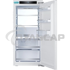 Встраиваемый холодильник Korting KSI 1221, белый однокамерный 173л, морозилка отсутствует, капельное