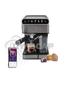 Кофеварка эспрессо Polaris PCM 1540 нержавеющая сталь, исп. кофе - молотый/капсулы, 1.8 л, 1400 Вт, 15 бар