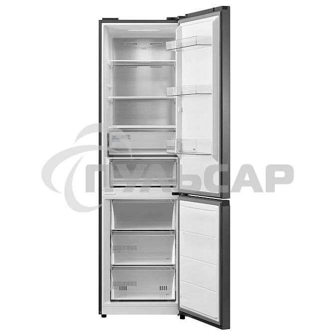 Холодильник Midea MDRB524MGE28ODM черный 263л/123л Full No Frost морозилка снизу