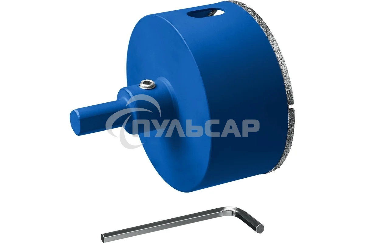 Коронка алмазная ЗУБР 29850-68ЭКСПЕРТ в сборе по кафелю керамике P60 68мм