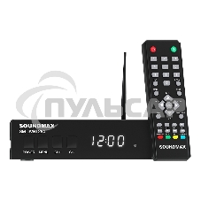 Приставка для цифрового ТВ SOUNDMAX SM-DVBT284 черный