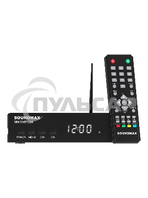 Приставка для цифрового ТВ SOUNDMAX SM-DVBT284 черный
