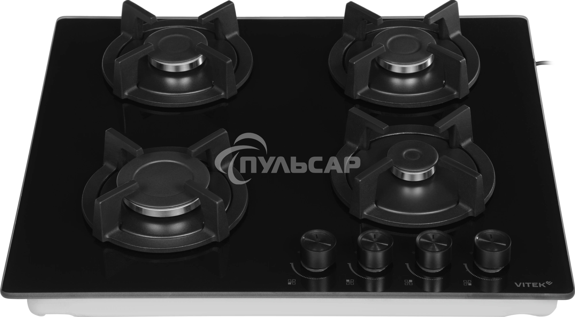 Газовая варочная панель Vitek VGH 6450 BG черный