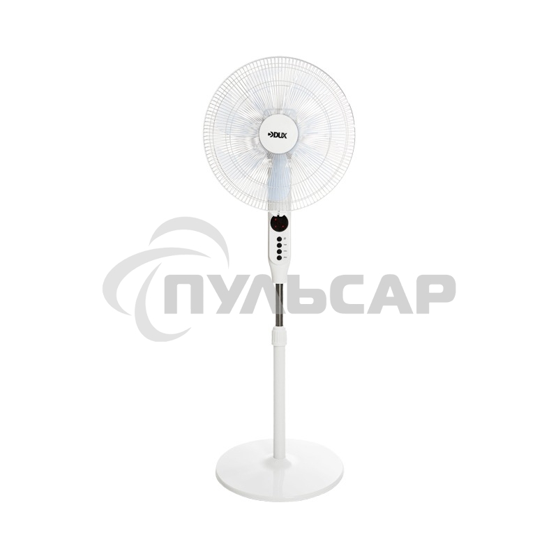 Вентилятор напольный DUX 7 лопастей, д/у управление, 50Вт белый 60-0221