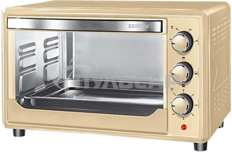 Мини-печь Centek CT-1537-30 бежевый, 30 л, 1600т, +противень 23 см, 4 режима