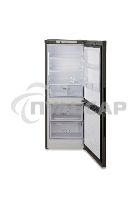 Холодильник Бирюса W6141 графит двухкамерный 165/60л морозилка снизу