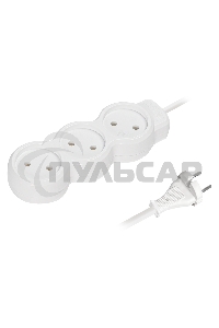 Удлинитель бытовой Smartbuy (SBE-10-3-05m-N) 3 гн х 5,0 м белый