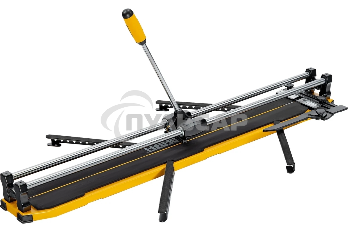 Плиткорез 1000х14мм, цельнометал. напр., каретка на подш., стальная станина, рукоятка-пенал Denzel