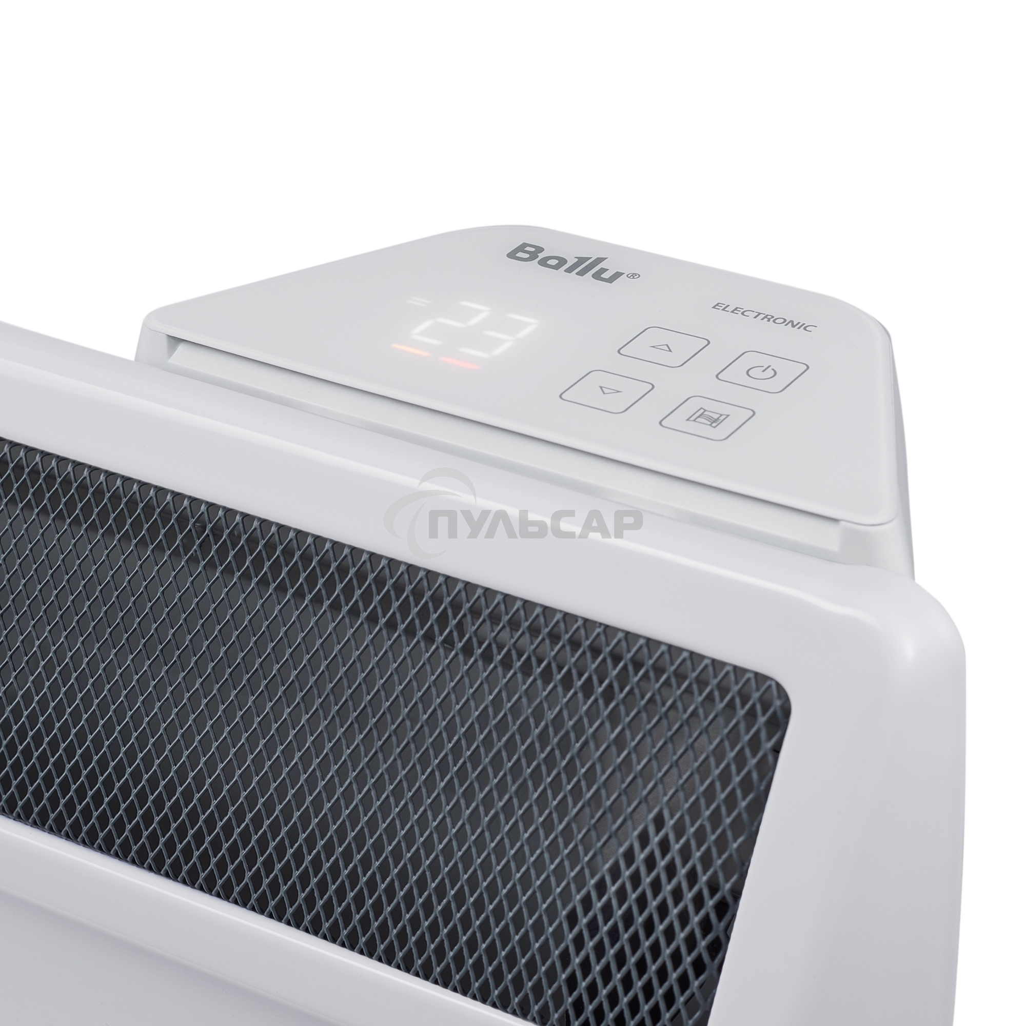 Комплект Ballu Plinth Transformer BEC/PL-1000-4E с блоком управления, белый, 1000 Вт, 15 м2, дисплей, термостат