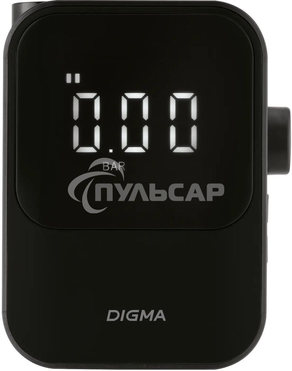 Автомобильный компрессор Digma QBK-120B черный, шланг 0.2м