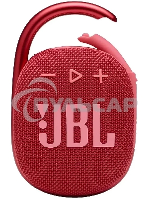 Колонка портативная JBL Clip 4 красный 5W 1.0 BT 15м 500mAh (JBLCLIP4REDAM)
