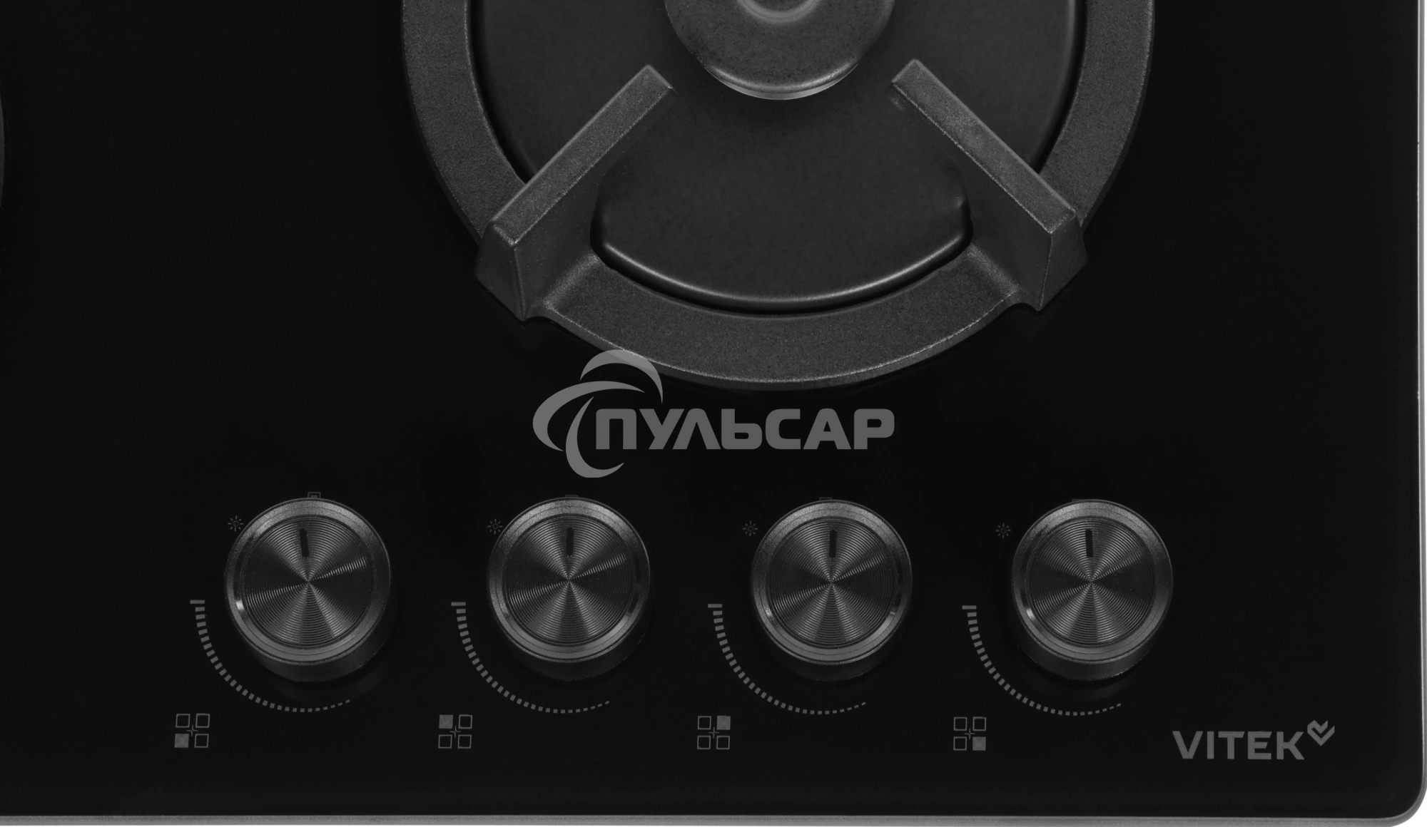 Газовая варочная панель Vitek VGH 6450 BG черный