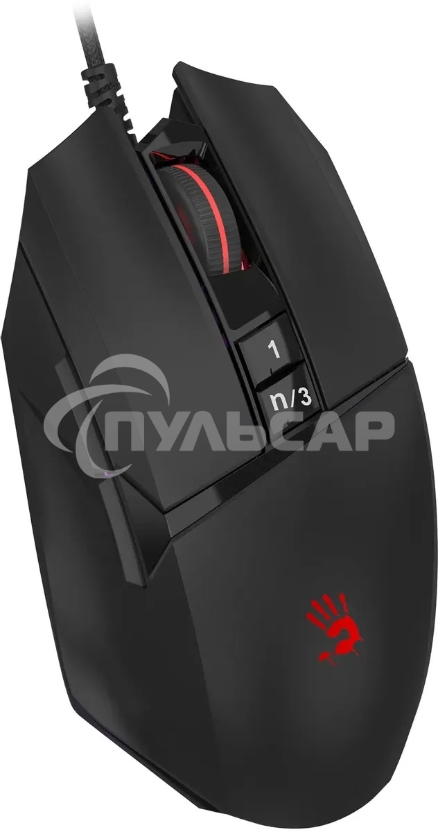 Мышь проводная A4Tech Bloody W65 Max Mini черный, 12000 dpi, USB, кнопки - 9