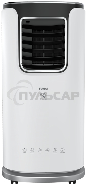 Кондиционер мобильный FUNAI JASMINE MAC-JS30CON03 9500 BTU, 20 м², 55 дБ, охлаждение, осушение, белый