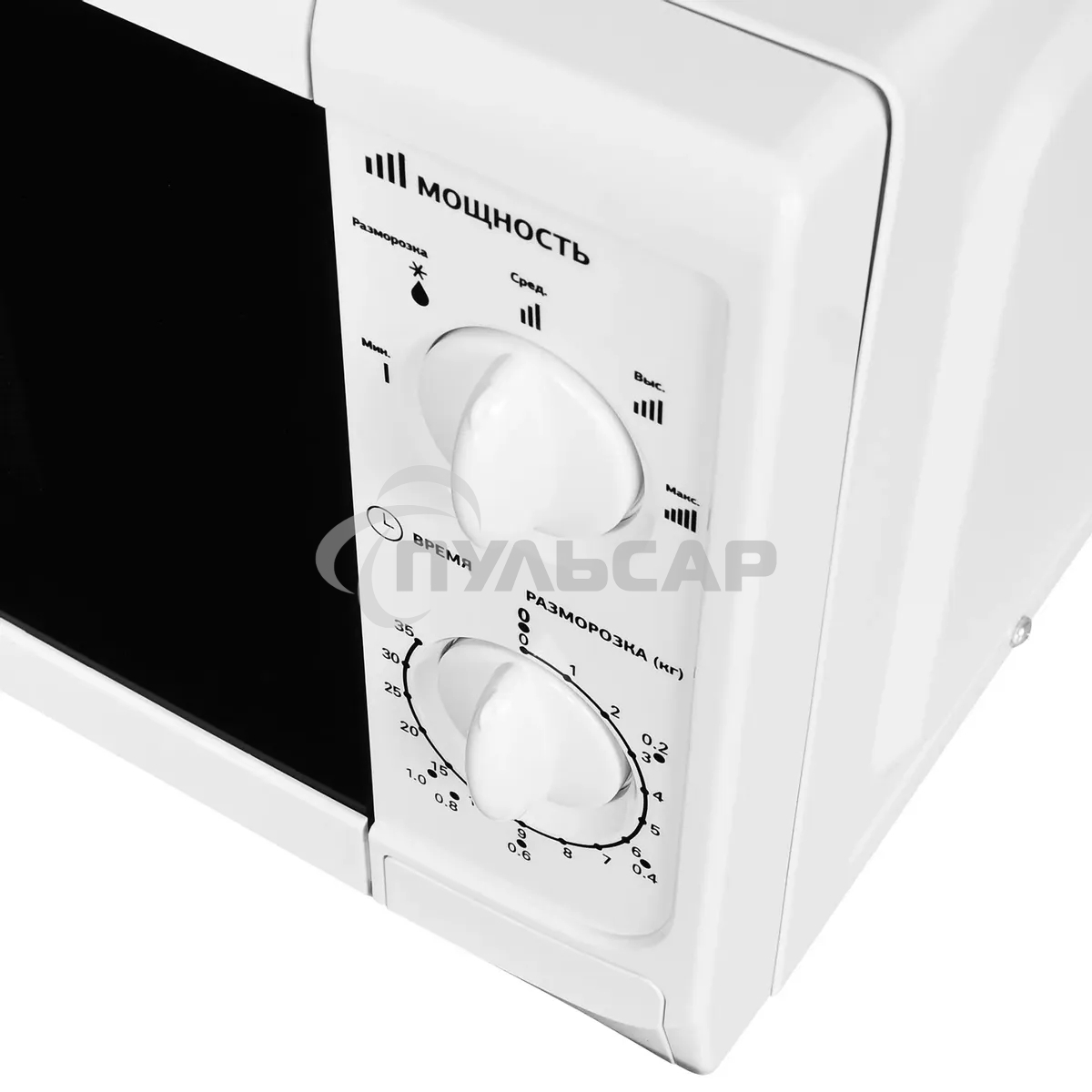 Микроволновая печь Starwind SWM5620 белый, 20 л, 700 Вт, переключатели - поворотный механизм