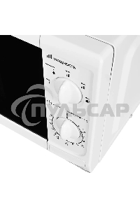 Микроволновая печь Starwind SWM5620 белый, 20 л, 700 Вт, переключатели - поворотный механизм