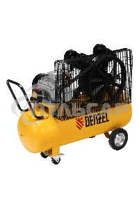 Компрессор воздушный рем. привод BCV 4000-T/100, 4,0 кВт, 100 литров, 690 л/мин Denzel