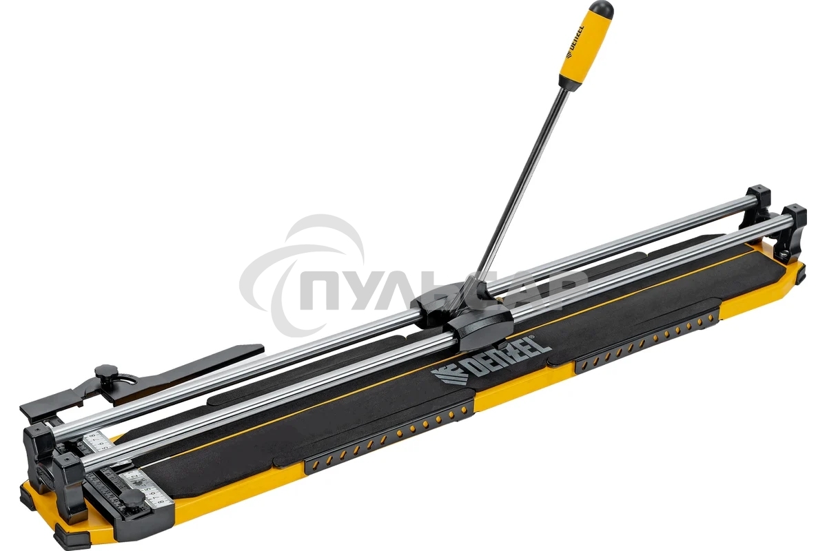 Плиткорез 1000х14мм, цельнометал. напр., каретка на подш., стальная станина, рукоятка-пенал Denzel