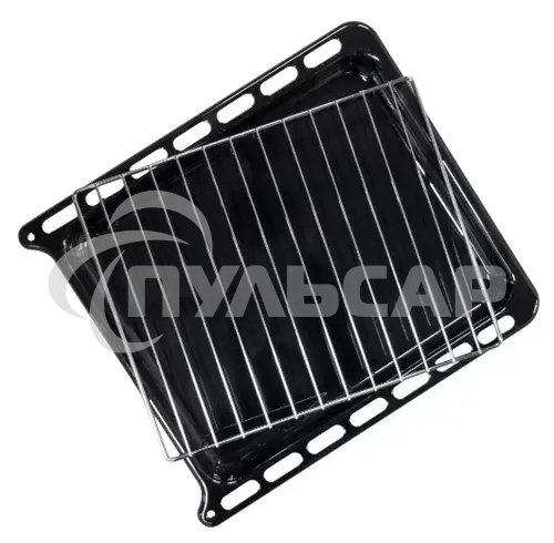 Плита газовая De Luxe 506040.24Г ЧР белый, конфорок 4 шт, духовка 54 л, 50 см x 85 см x 60 см