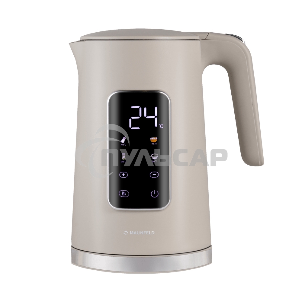 Чайник электрический Maunfeld MGK-635DBG бежевый, 1,7 л, 2200 Вт