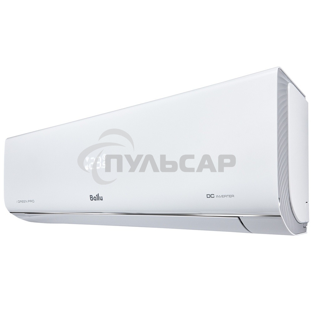Блок внутренний сплит-системы Ballu iGreen Pro DC BSAGI/in-12HN8_V4 инвертор, 11850 BTU, 33 м², 25 дБ, охлаждение, обогрев, осушение, белый