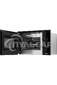 Микроволновая печь встраиваемая Hyundai HBW 2560 BG черный, 25 л, 900 Вт, переключатели - сенсор