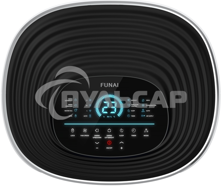 Кондиционер мобильный FUNAI JASMINE MAC-JS30CON03 9500 BTU, 20 м², 55 дБ, охлаждение, осушение, белый