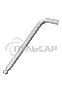 Набор ключей имбусовых, HEX, 2-12 мм, CrV, 9 шт., удлиненные, с шаром Denzel