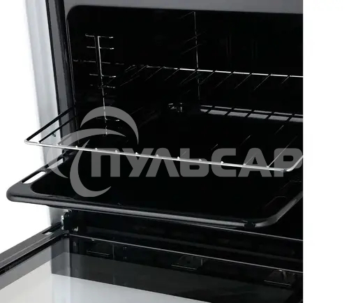 Плита газовая De Luxe 506040.24Г ЧР белый, конфорок 4 шт, духовка 54 л, 50 см x 85 см x 60 см