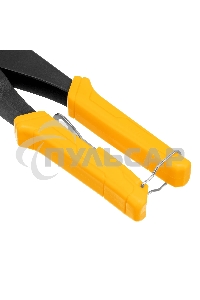 Заклепочник ручной Denzel 285 мм, поворотный, 0-360, заклепки 2,4-3,2-4,0-4,8 мм