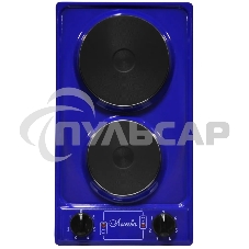 Настольная плита ЛЫСЬВА ЭПБ 21, 2,2кВт синяя, без крышки Настольная плита ЛЫСЬВА ЭПБ 21, 2,2кВт синяя, без крышки