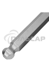 Набор ключей имбусовых, HEX, 2-12 мм, CrV, 9 шт., удлиненные, с шаром Denzel