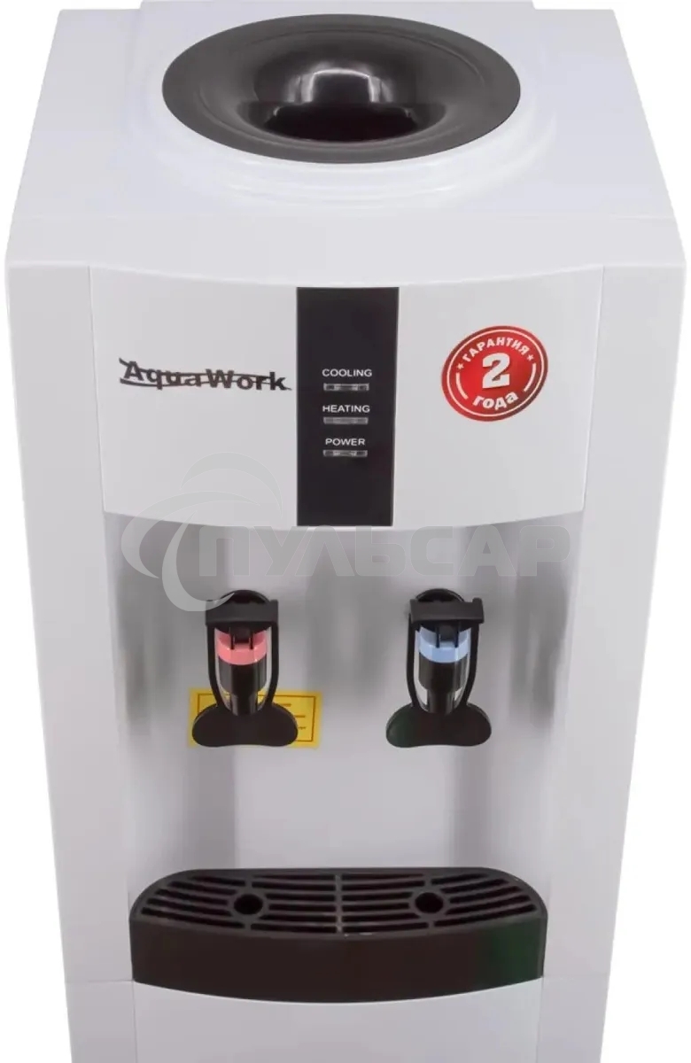 Кулер Aqua Work 16-LDR напольный электронный белый/черный