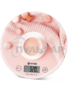 Весы кухонные электронные Vitek VT-8012 макс.вес:10кг рисунок