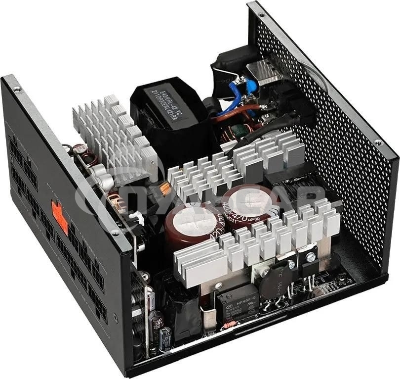 Блок питания PCCooler P5-YN1000-G1F, 1000Вт, 80 PLUS Gold, 135мм, модульный, черный