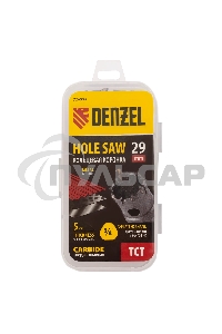 Коронка по металлу Denzel твердосплавная, 29 мм