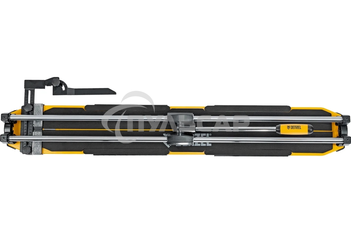 Плиткорез 1000х14мм, цельнометал. напр., каретка на подш., стальная станина, рукоятка-пенал Denzel