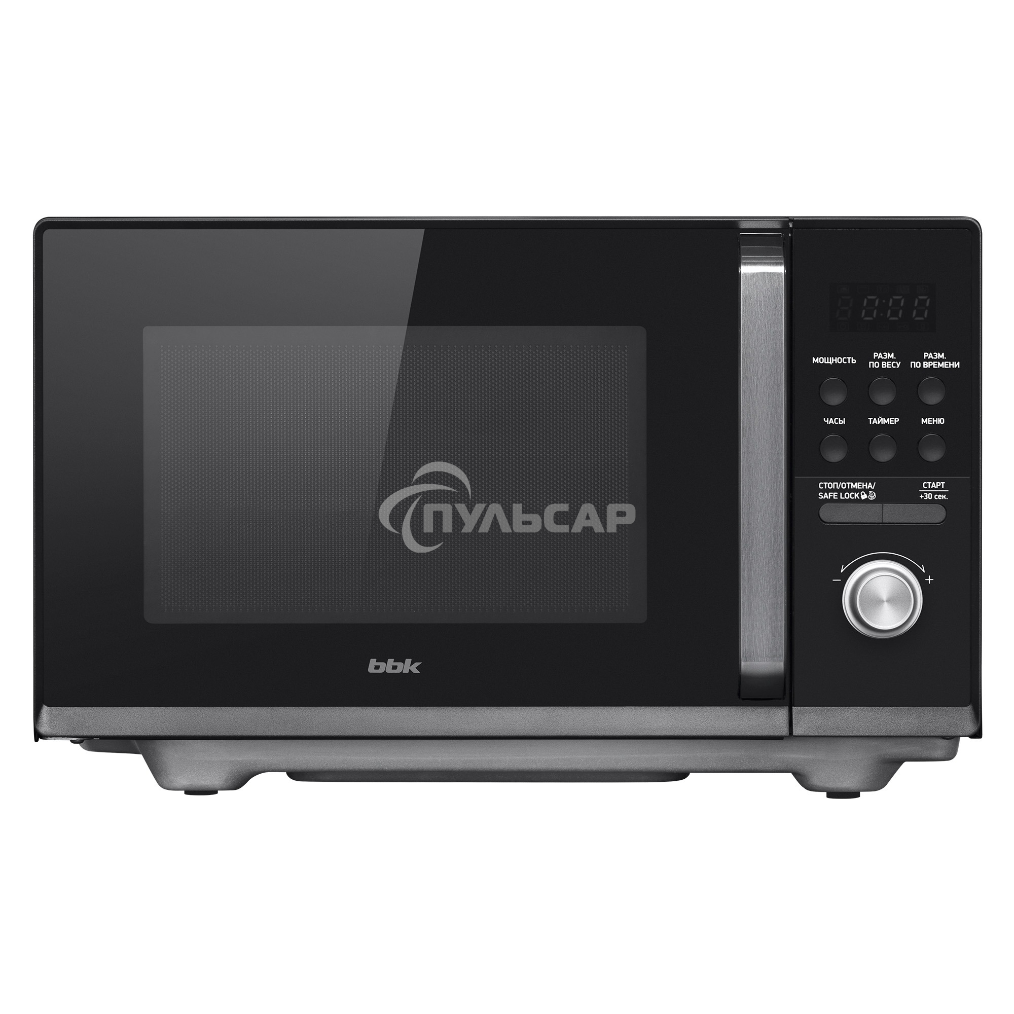 Микроволновая печь BBK 25MWS-954T/B черный, 25 л, 900 Вт, поворотный/кнопки