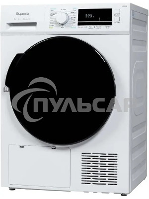 Сушильная машина Бирюса DM-MG8/03 белый, 8 кг, сушка - конденсационная, программ - 16, 59.5 x 84.5 x 60 см