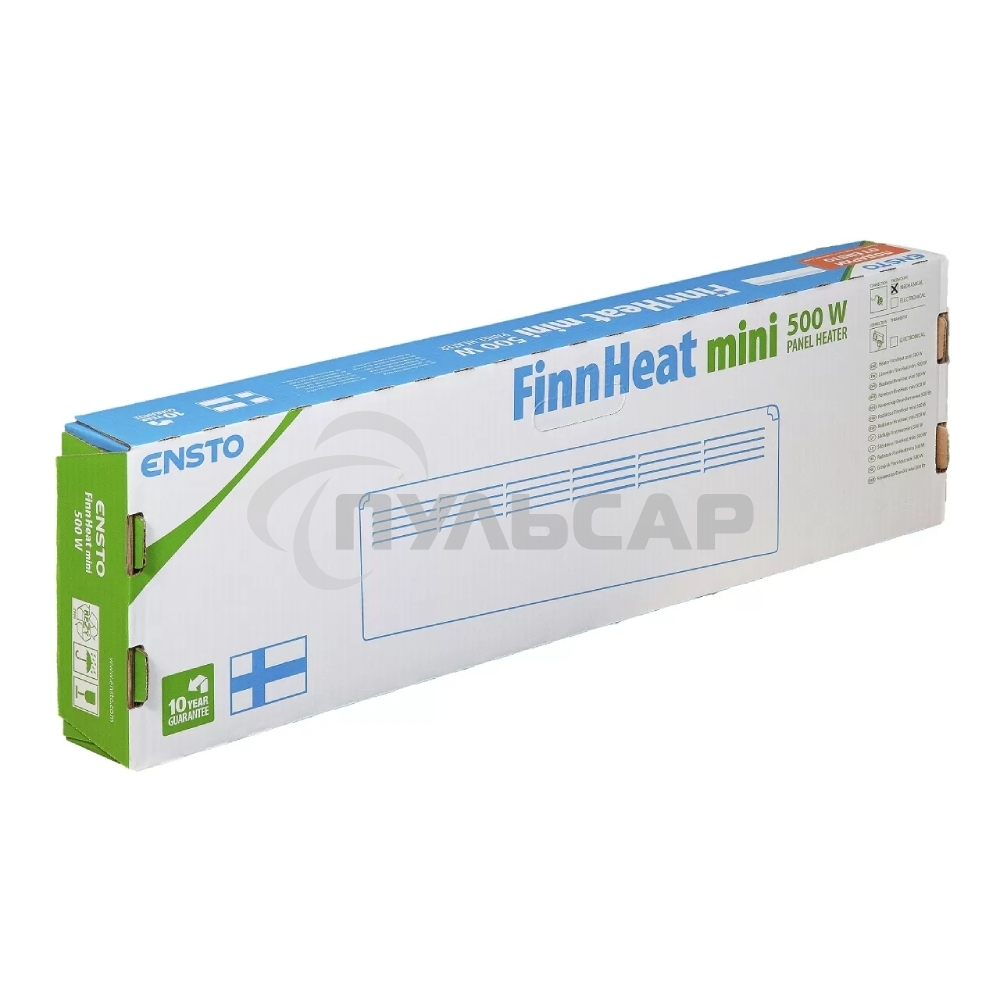 Конвектор ENSTO FinnHeat MINI EPHBMM05PR белый, 500 Вт, 8 м2, механический термостат