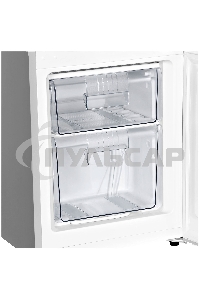 Холодильник Hyundai CC2051SL серебристый двухкамерный 129/64 л морозилка снизу, капельная система